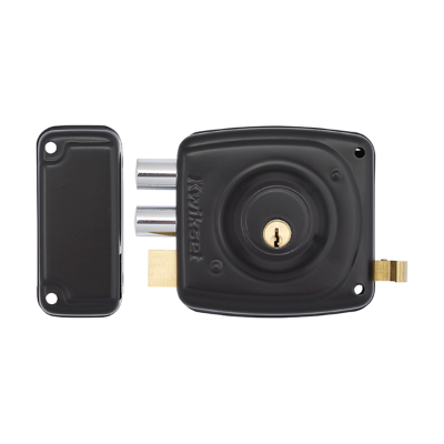 Cerradura 191 Rimlock Kwikset Sobreponer Suelto Izquierdo Negro - Kwikset -  Cerraduras