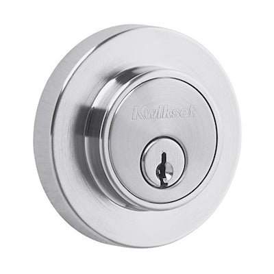 Cerrojo Taipei Doble Kwikset Nickel Satinado - Kwikset -  Cerraduras