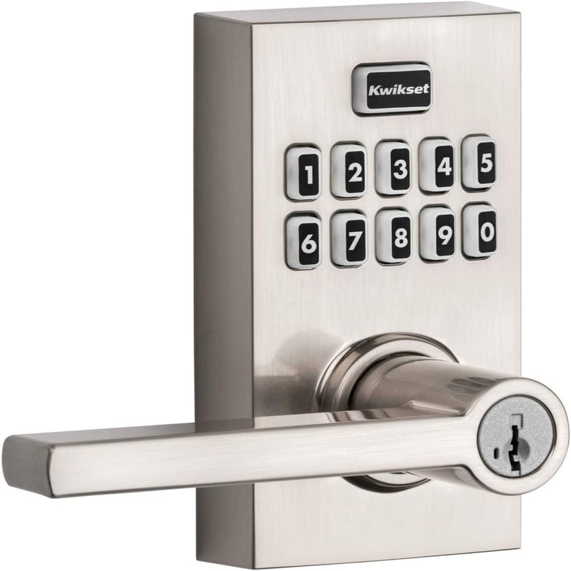 Cerrojo Electronico Smartcode 917 Kwikset Nickel Satinado - Kwikset -  Cerraduras eléctricas