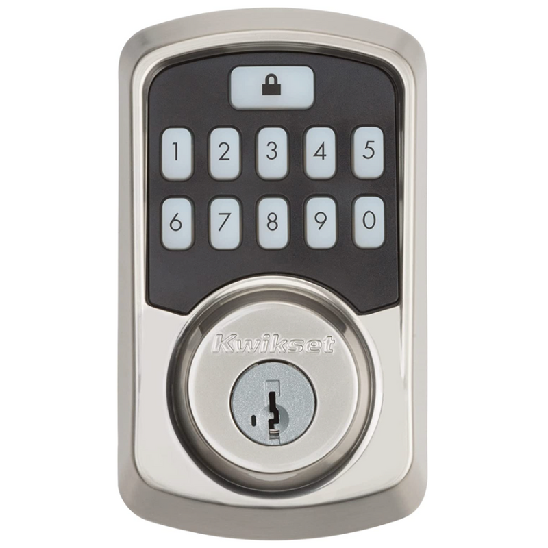 Cerrojo Electrónico Aura Bluetooth Kwikset Entrada Nickel Satinado - Kwikset -  Cerraduras eléctricas