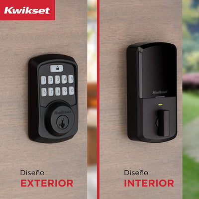 Cerrojo Electrónico Aura Bluetooth Kwikset Entrada Negro Mate - Kwikset -  Cerraduras eléctricas