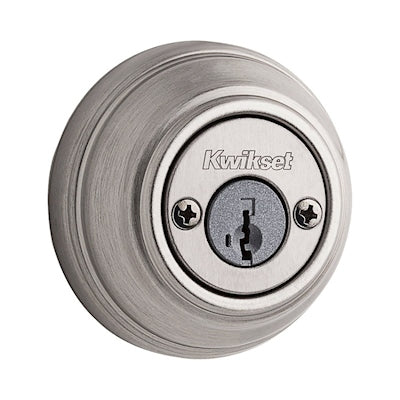 Cerrojo 985 Doble Kwikset Nickel Satinado - Kwikset -  Cerraduras