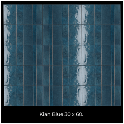 Azulejo Kian 30x60 Cerámica Euro Blue - Cerámica Euro -  Cerámicos