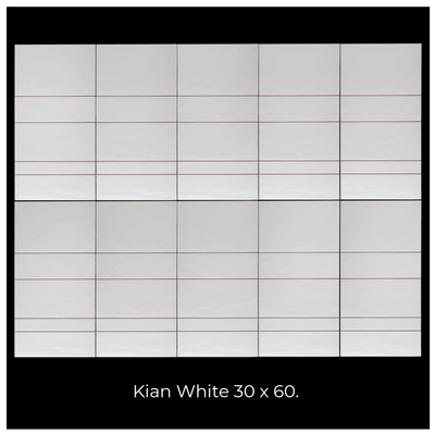 Azulejo Kian 30x60 Cerámica Euro White - Cerámica Euro -  Cerámicos