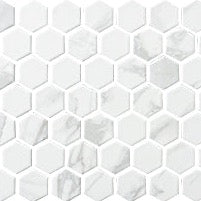 Mosaico Álida Daltile 30x30 Hex Blanco - Daltile -  Cerámicos