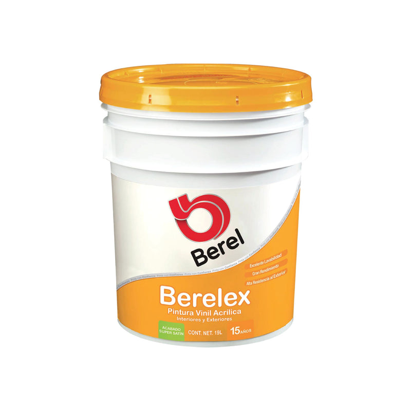 Pintura Vinil-Acrílica SemiMate Berelex Pinturas Berel Cubeta 19L 