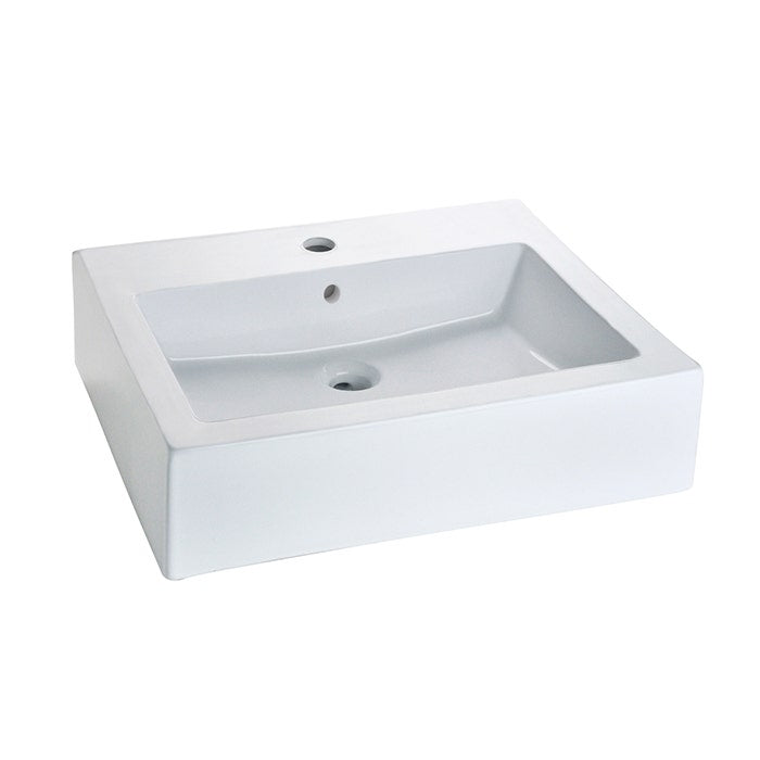 Lavabo Futura 1 Helvex De Sobreponer - Helvex -  Lavabo Rectangular