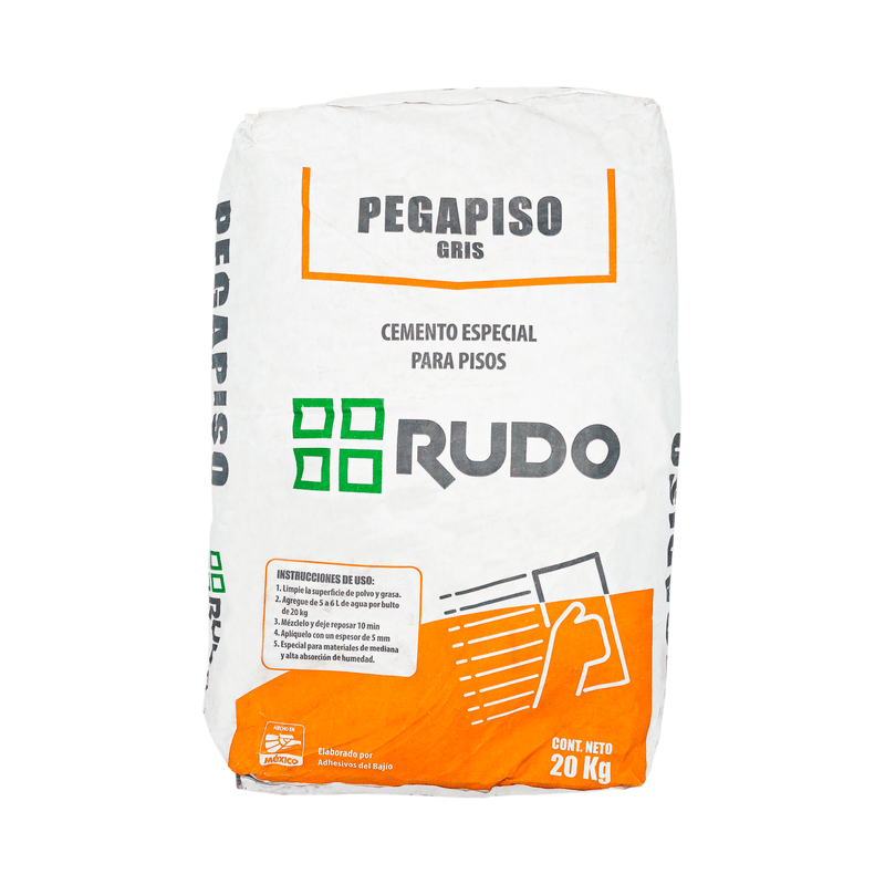 Adhesivo Pegapiso Gris Rudo Ade1000 20 Kg. - Ade1000 -  Adhesivo